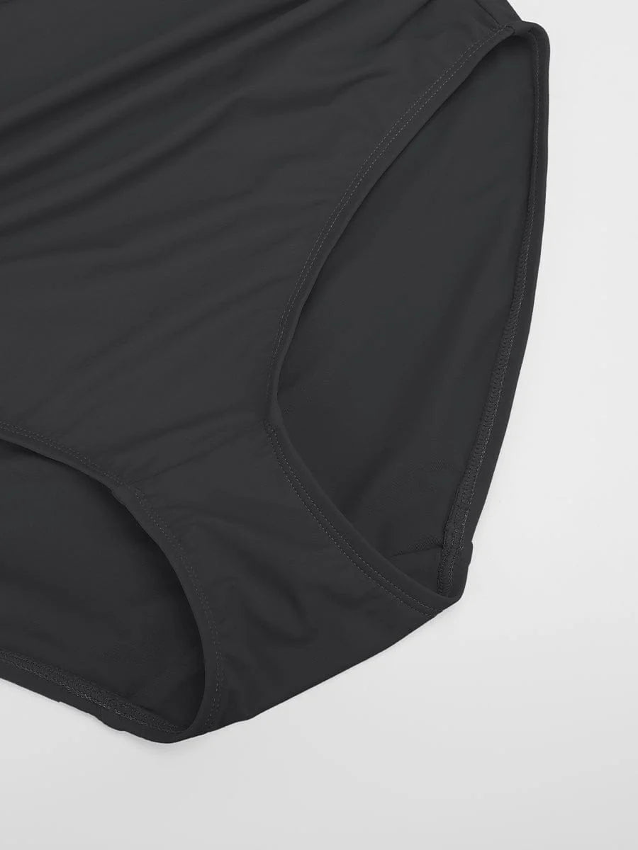 Fato de Banho Modelador de Um Ombro com Pregas