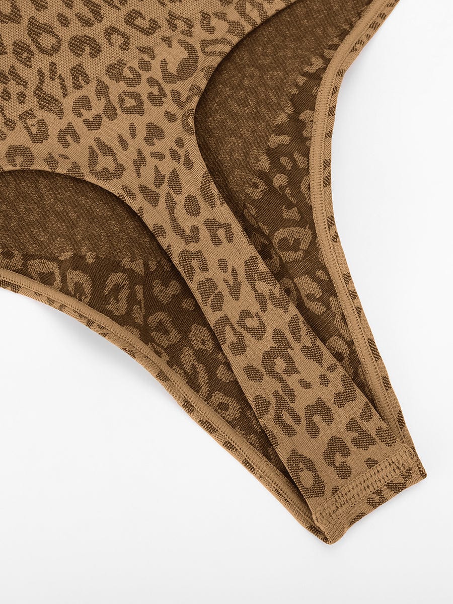 Cueca Modeladora Leopardo com Forro Antibacteriano