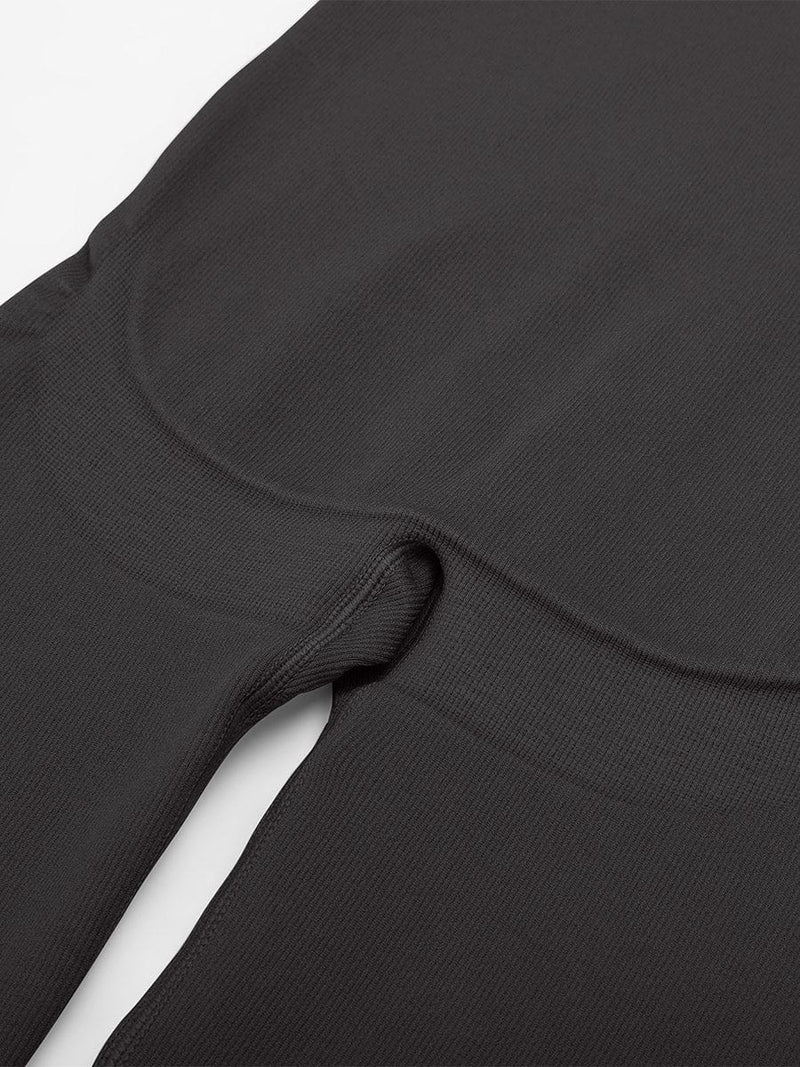 Mono deportivo sin costuras 2 en 1 que moldea la cintura y el abdomen sin sujetador