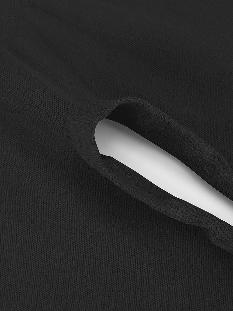 Traje de gato con escote en V profundo sin costuras y cintura ajustada para control de abdomen