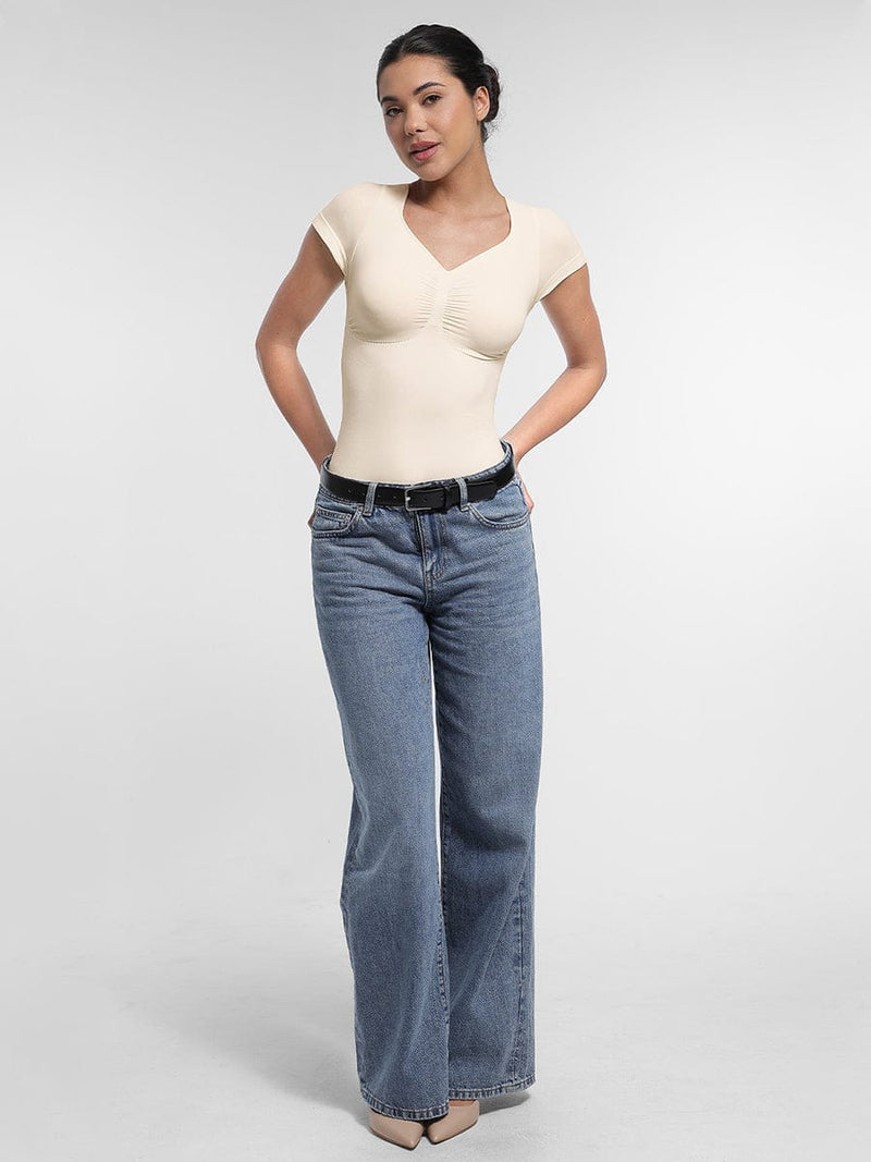 Body Modelador Fio Dental com Suporte ao Peito