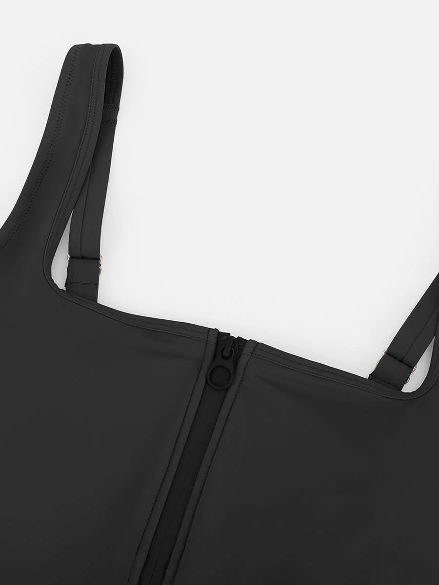 Traje de baño de una pieza con control de abdomen y cintura moldeadora