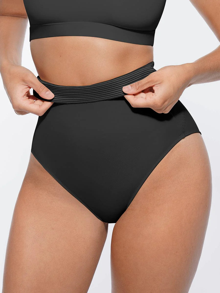 Cueca Modeladora de Cintura Alta com Forro Antibacteriano