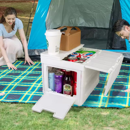 Multi-Use Folding Storage Box & Table