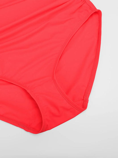 Fato de Banho Modelador de Um Ombro com Pregas