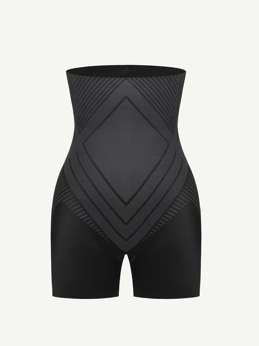 Braguita moldeadora de cintura alta de spandex líquido Air Slim para adelgazar muslos