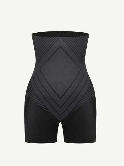 Braguita moldeadora de cintura alta de spandex líquido Air Slim para adelgazar muslos