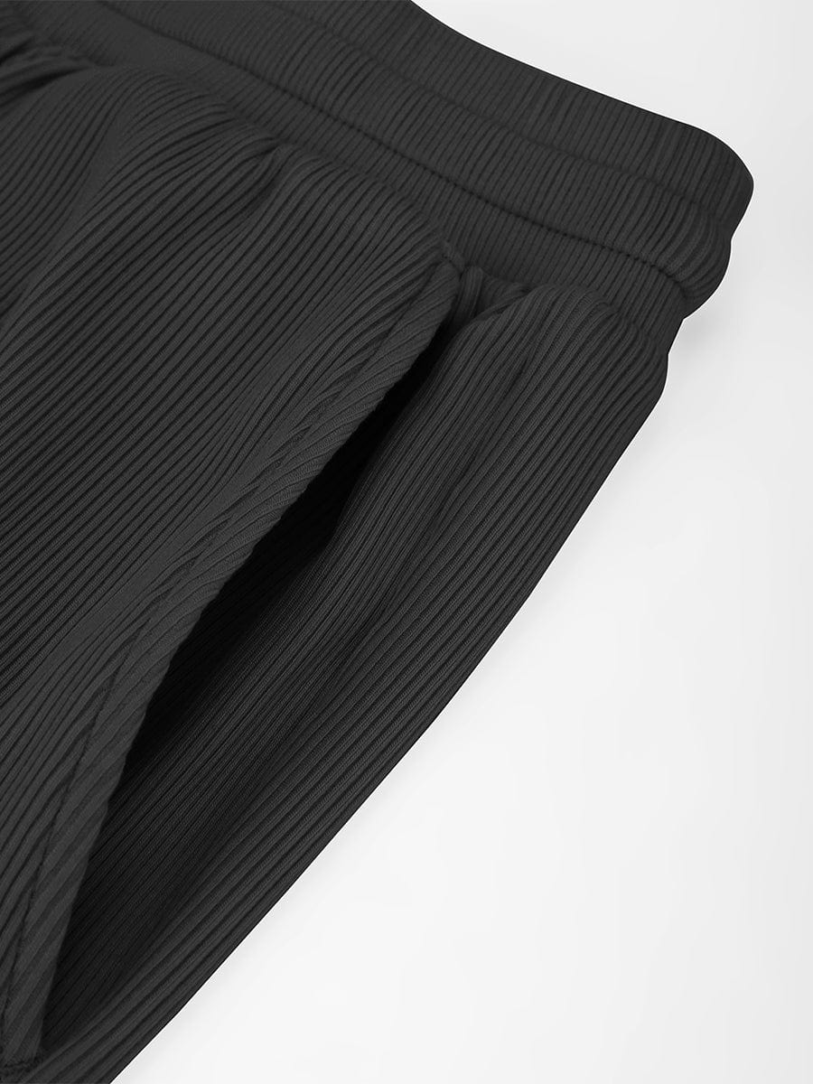 Rayon Ribbed Wide Leg Lounge Pants