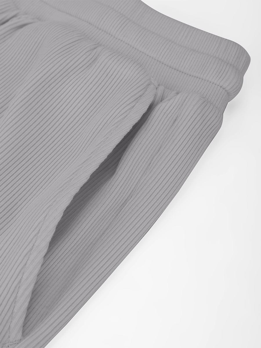 Rayon Ribbed Wide Leg Lounge Pants