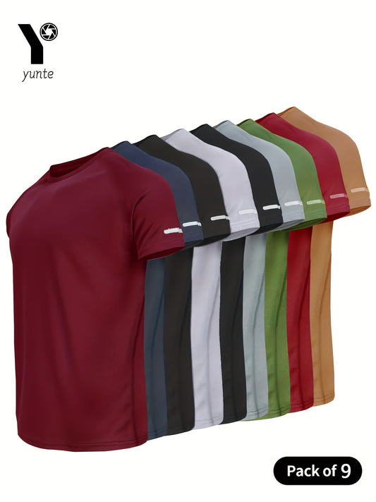 9-Pack Active Tees