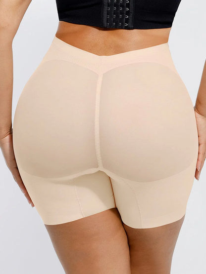 Body Modelador em Mesh de Cintura Baixa com Lifting de Glúteos