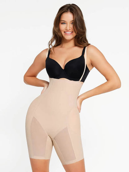 Cueca Modeladora 3 em 1 de Cintura Alta com Lifting