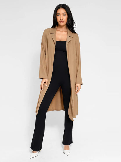 Macacão Sem Costuras Decote Quadrado com Costas em U