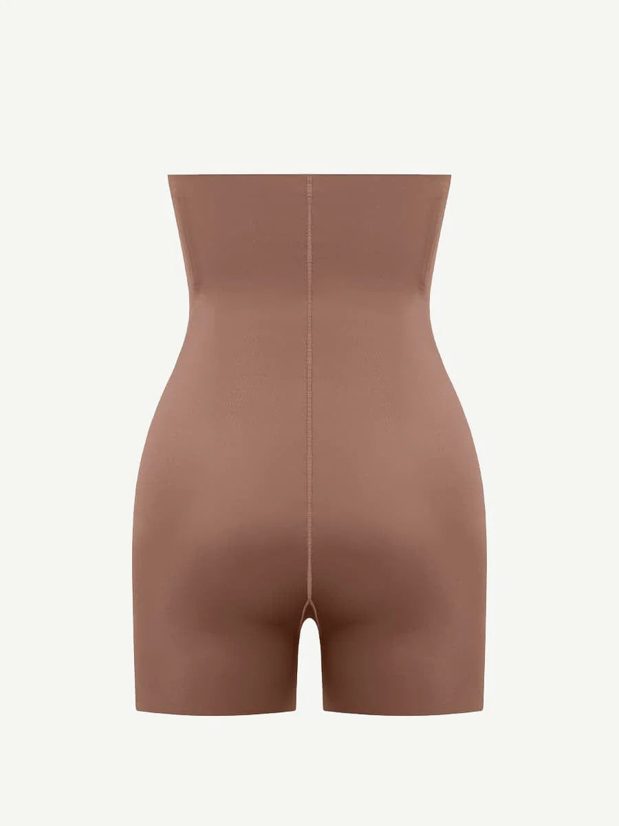 Braguita moldeadora de cintura alta de spandex líquido Air Slim para adelgazar muslos