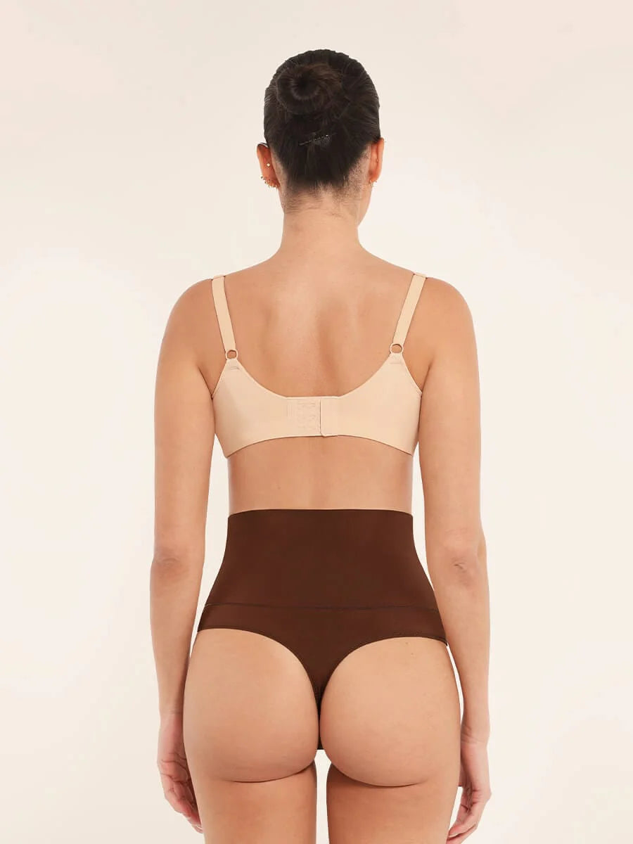 Cueca Fio Dental Modeladora de Cintura Alta