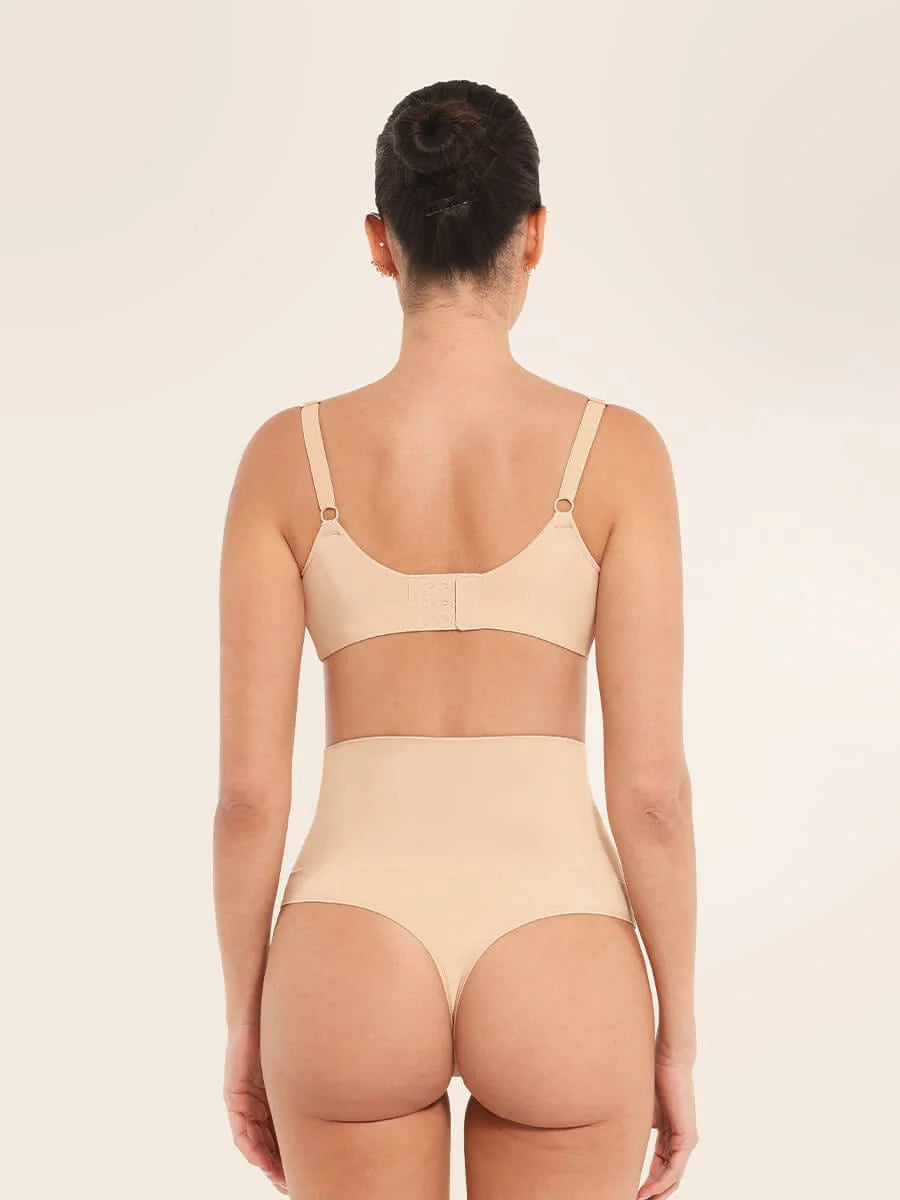 Cueca Fio Dental Modeladora de Cintura Alta