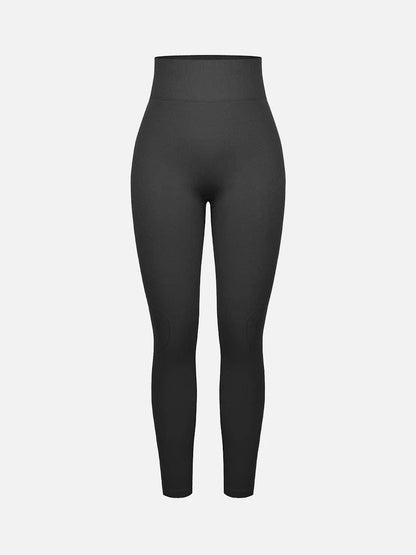 Seamless Double-Layer Waistband Peach Buttocks Shaping Yoga Leggings