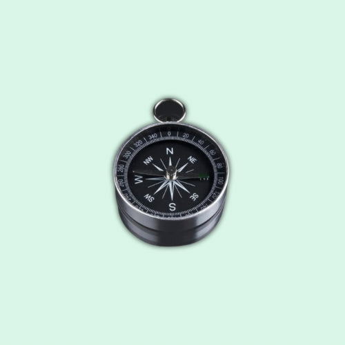 Metal Portable Keychain Compass