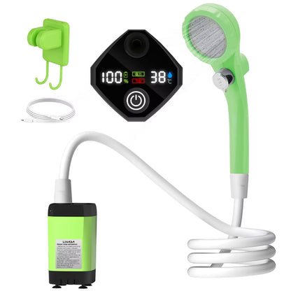 6000mAh Portable Camping Shower Kit