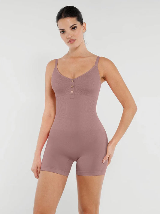 Seamless Bust Support Waist and Abdomen Shaping Butt Lifting Jumpsuit