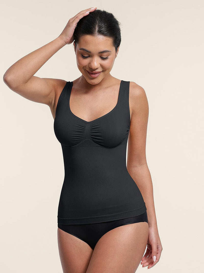 Top Modelador Sem Costuras com Suporte ao Peito