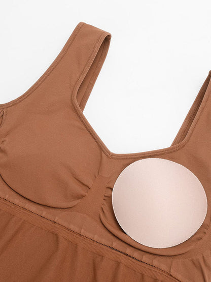 Seamless Eco-friendly Back Lifting Abdominal Supports Maternity Catsuit Jumpsuit