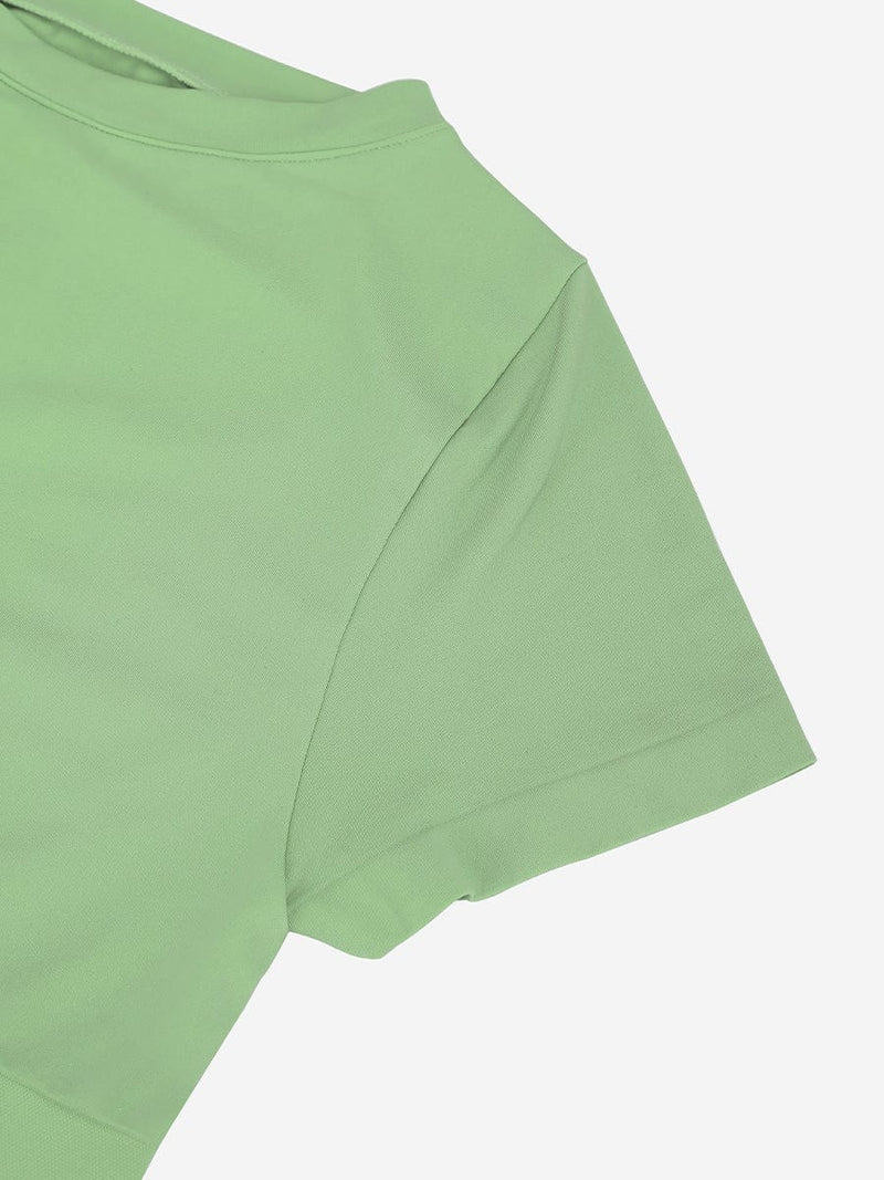 Body Modelador Sem Costuras de Manga Curta