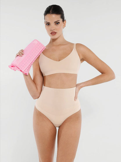 Cinta Modeladora em Mesh Respirável com 7 Barbatanas de Aço