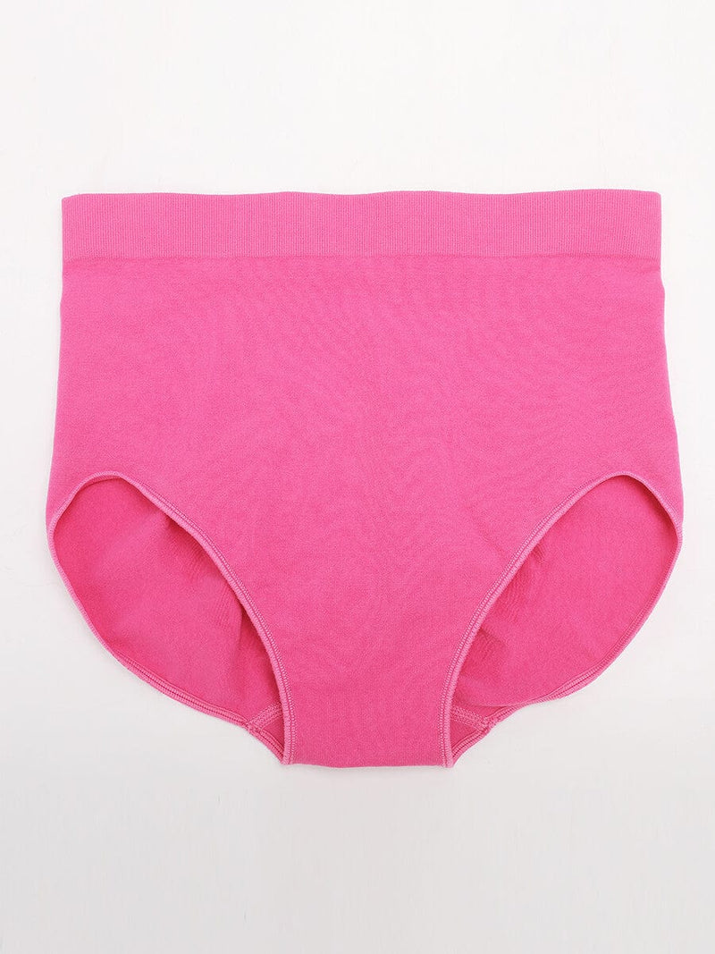 Cueca Modeladora Sem Costuras de Cintura Alta com Efeito Push-Up