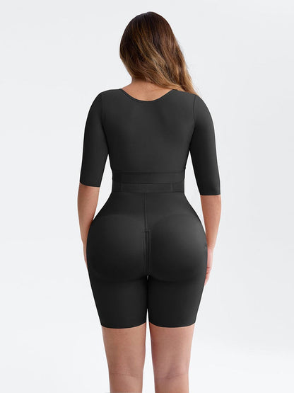 Top Pós-Cirúrgico com Suporte ao Peito e Compressão nos Braços