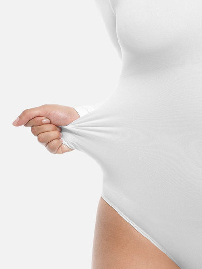 Body Modelador Sem Costuras de Manga Comprida