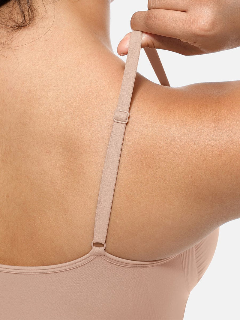 Mono de tanga con busto cubierto sin costuras