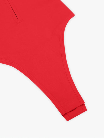 Body de soporte para el pecho con escote pronunciado sin costuras y clips en el interior