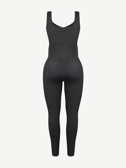 Seamless Eco-friendly Back Lifting Abdominal Supports Maternity Catsuit Jumpsuit