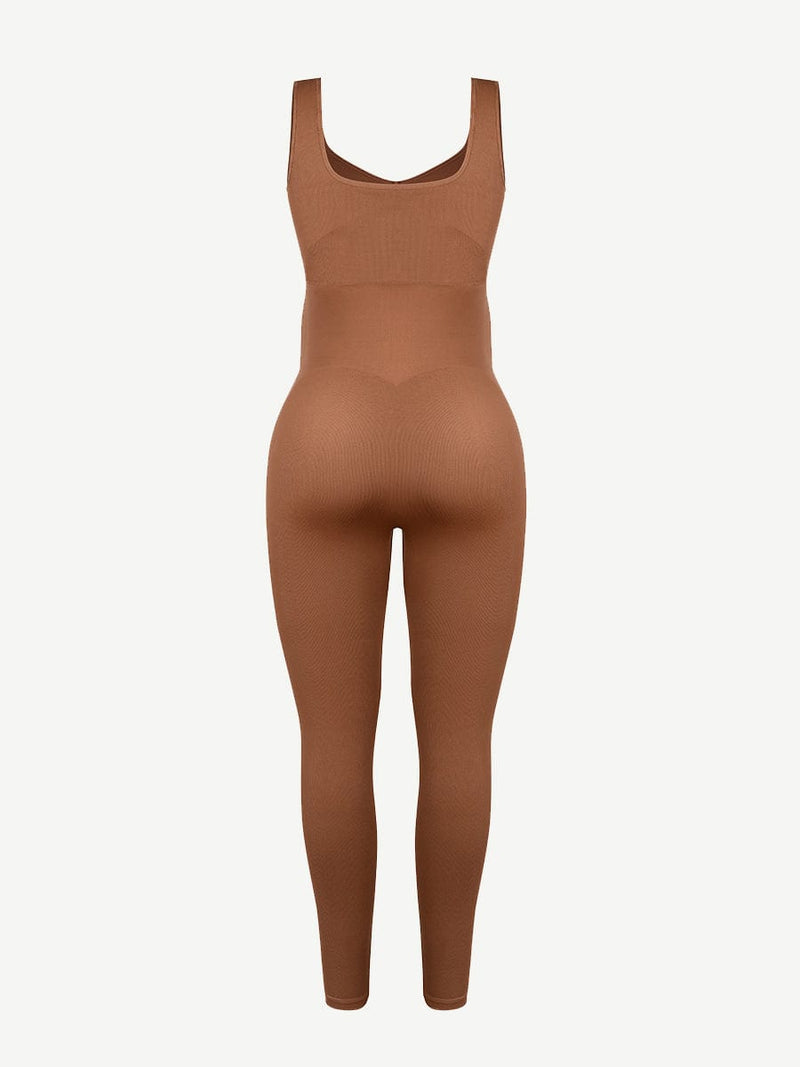 Seamless Eco-friendly Back Lifting Abdominal Supports Maternity Catsuit Jumpsuit