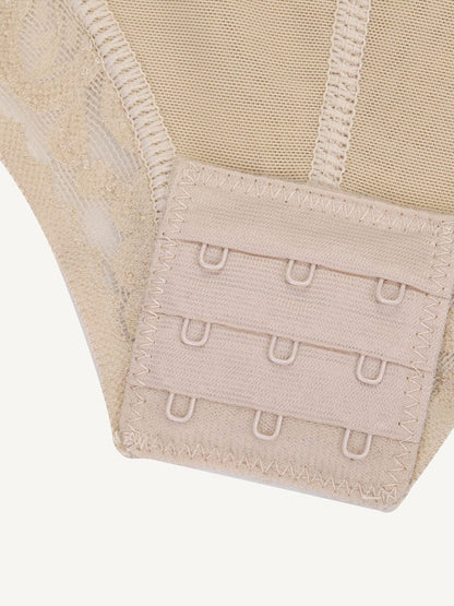 Modelador em Renda com Fecho Frontal e Suporte ao Peito