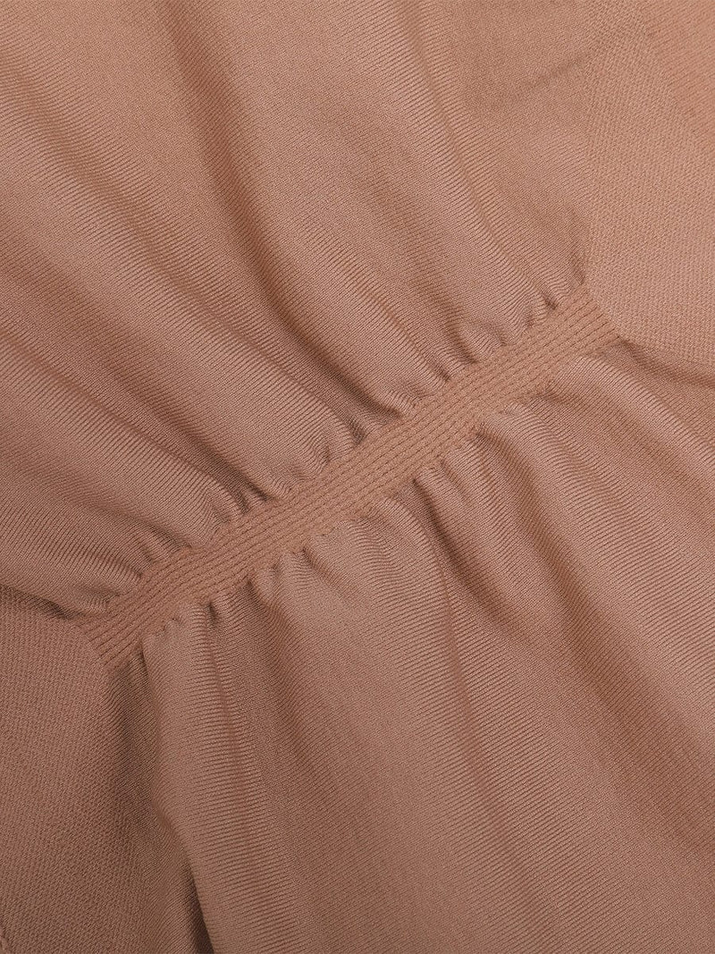 Cueca Modeladora Sem Costuras de Cintura Alta com Efeito Push-Up