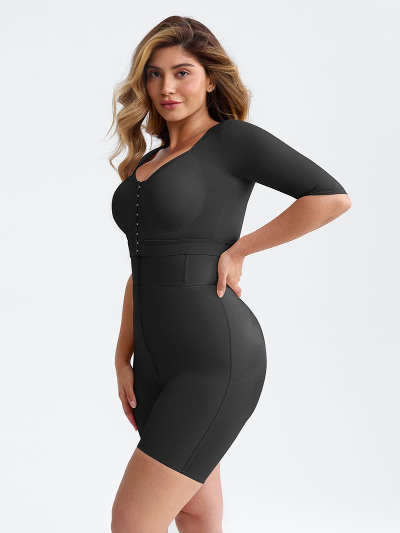 Top Pós-Cirúrgico com Suporte ao Peito e Compressão nos Braços