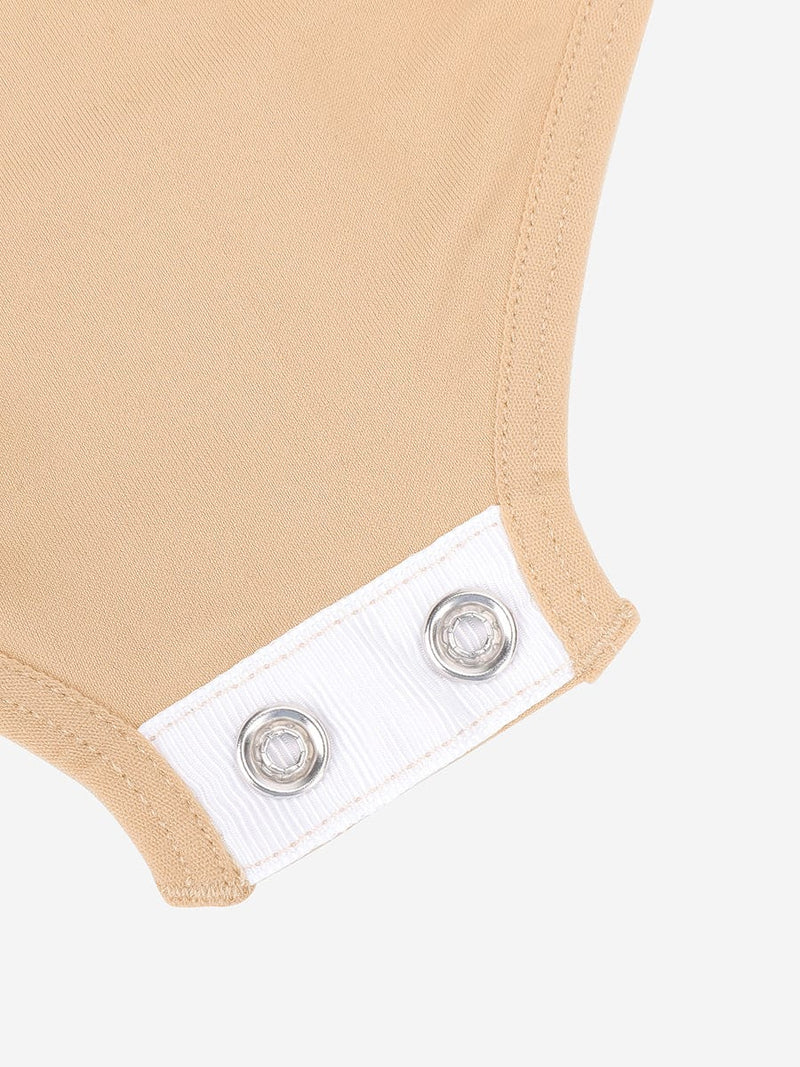 Body Modelador Sem Costuras de Manga Curta