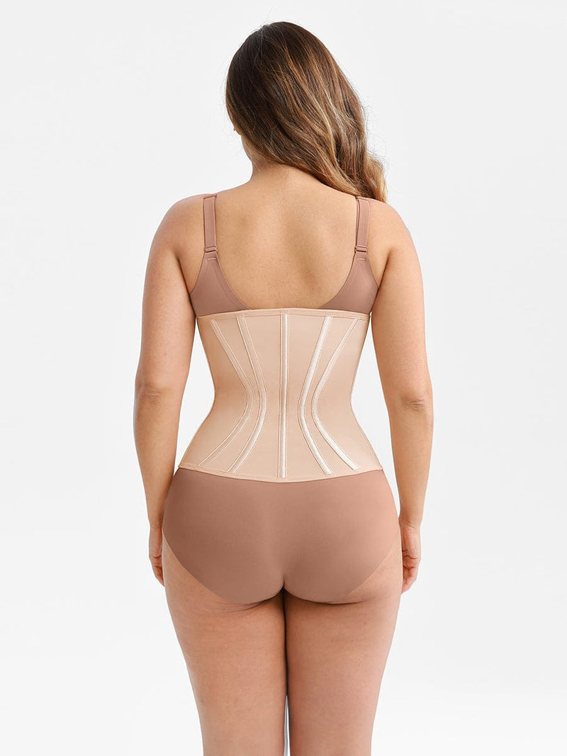 Cinta Modeladora em Látex de Alta Compressão com Efeito S-Curve