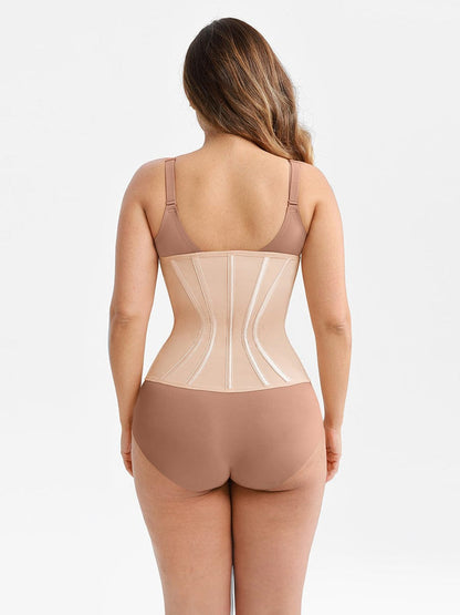 Cinta Modeladora em Látex de Alta Compressão com Efeito S-Curve