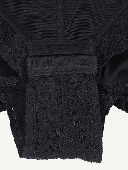 Modelador em Renda com Fecho Frontal e Suporte ao Peito