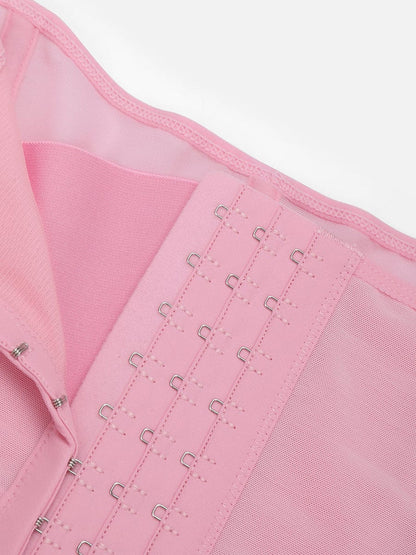 Cinta Modeladora em Mesh Respirável com 7 Barbatanas de Aço