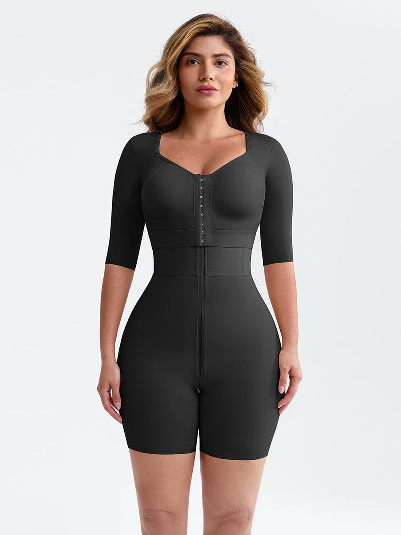 Top Pós-Cirúrgico com Suporte ao Peito e Compressão nos Braços