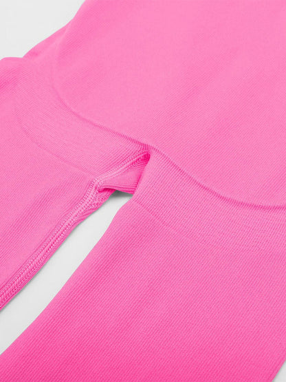 Seamless Sports Shaping 2 in 1 Waist and Tummy Control Bra-free Jumpsuit