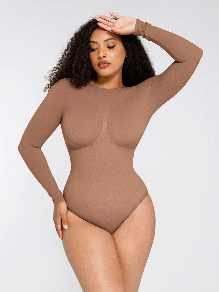 Seamless Bust Support Waist Cinching Tummy Control Bodysuit