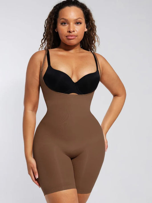 Seamless One-piece Shapewear Briefs Tummy Tightening Hip Lift