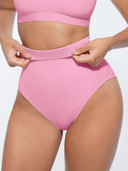 Cueca Modeladora de Cintura Alta com Forro Antibacteriano